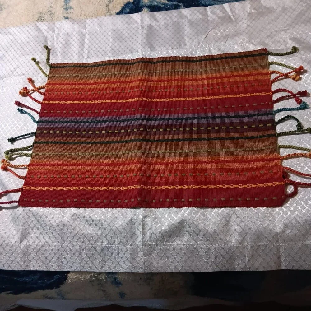 Pier One Southwest Touch Rustic Serape Red Dirt